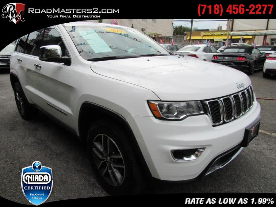 2018 Jeep Grand Cherokee Limited 4x4, available for sale in Middle Village, New York | Road Masters II INC. Middle Village, New York 2018 Jeep Grand Cherokee Limited 4x4, available for sale in Middle Village, New York | Road Masters II INC. Middle Village, New York