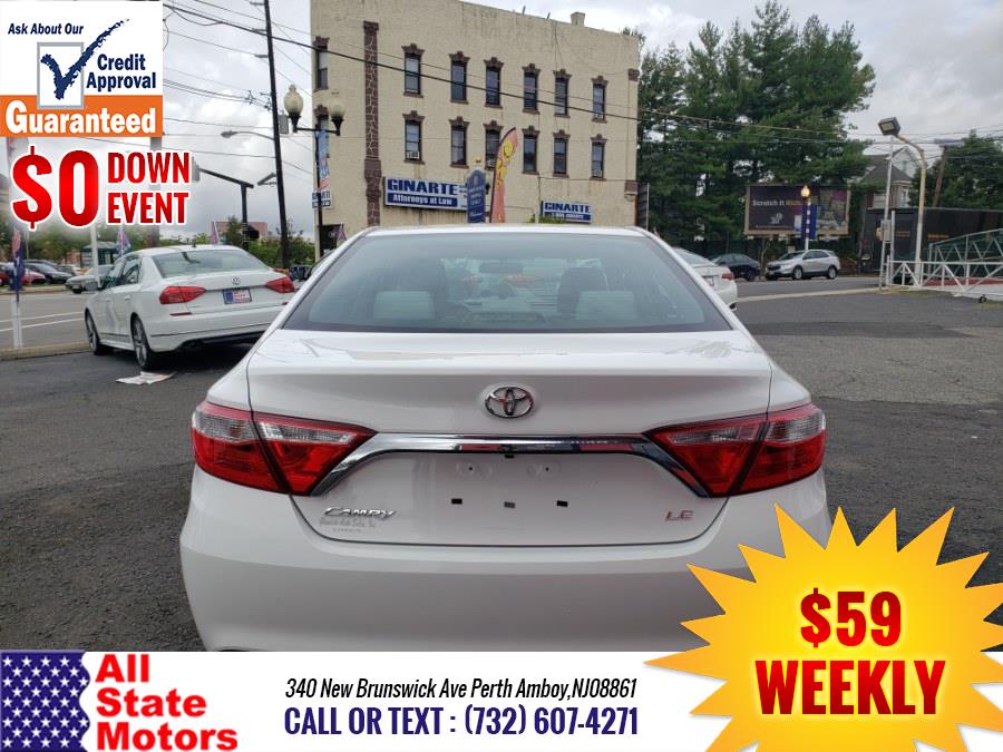 2016 Toyota Camry 4dr Sdn I4 Auto LE (Natl), available for sale in Perth Amboy, New Jersey | All State Motor Inc. Perth Amboy, New Jersey 2016 Toyota Camry 4dr Sdn I4 Auto LE (Natl), available for sale in Perth Amboy, New Jersey | All State Motor Inc. Perth Amboy, New Jersey