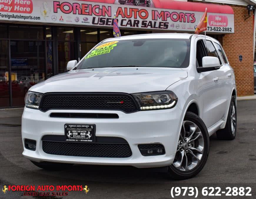 2019 Dodge Durango GT Plus RWD, available for sale in Irvington, New Jersey | Foreign Auto Imports. Irvington, New Jersey
