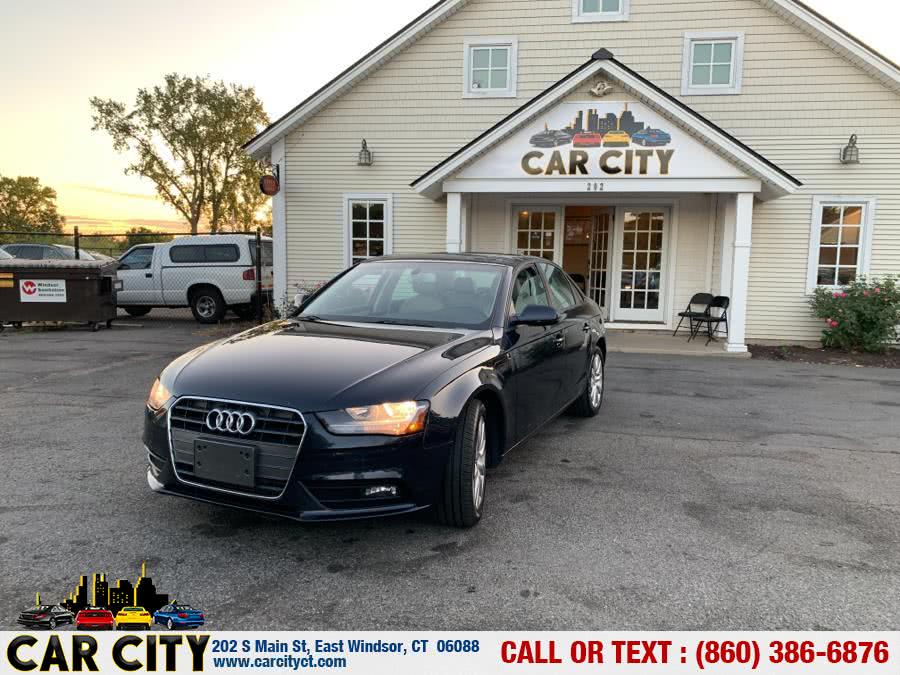 2014 Audi A4 4dr Sdn CVT FrontTrak 2.0T Premium, available for sale in East Windsor, Connecticut | Car City LLC. East Windsor, Connecticut
