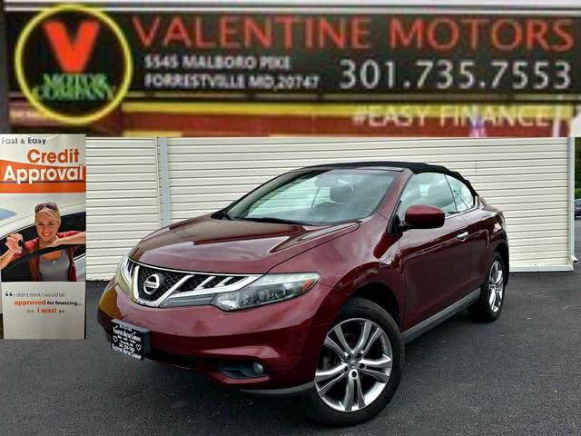 2012 Nissan Murano Crosscabriolet , available for sale in Forestville, Maryland | Valentine Motor Company. Forestville, Maryland