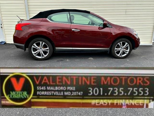 2012 Nissan Murano Crosscabriolet , available for sale in Forestville, Maryland | Valentine Motor Company. Forestville, Maryland 2012 Nissan Murano Crosscabriolet , available for sale in Forestville, Maryland | Valentine Motor Company. Forestville, Maryland