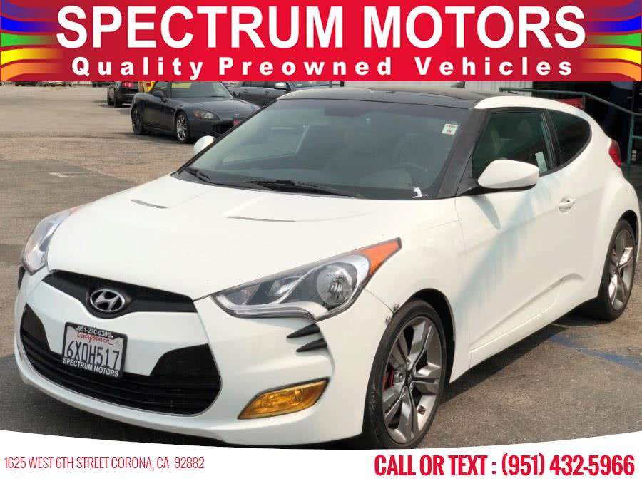 2013 Hyundai Veloster 3dr Cpe Auto w/Black Int, available for sale in Corona, California | Spectrum Motors. Corona, California