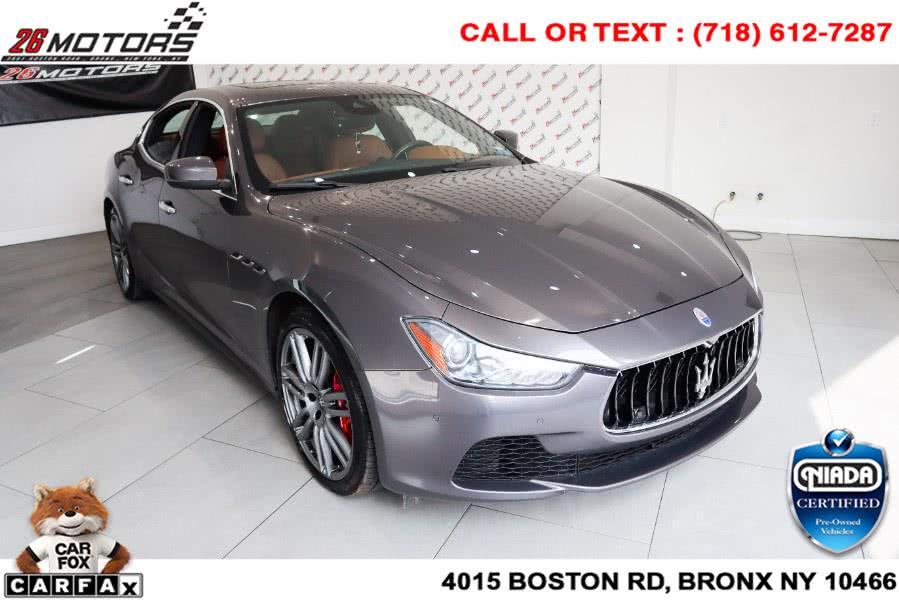 Used Maserati Ghibli S Q4 3.0L 2017 | 26 Motors Corp. Bronx, New York Used Maserati Ghibli S Q4 3.0L 2017 | 26 Motors Corp. Bronx, New York