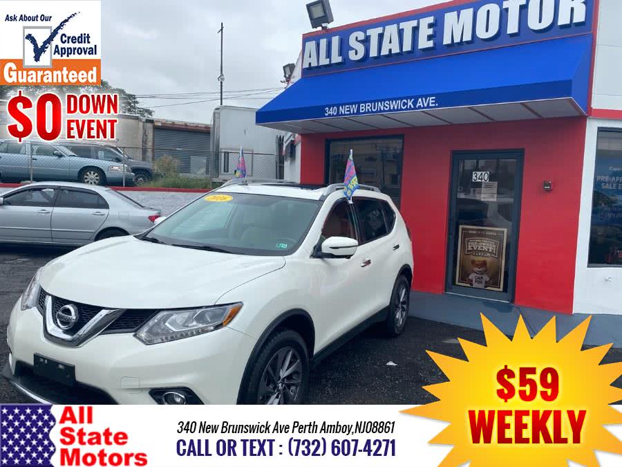 2016 Nissan Rogue AWD 4dr SL, available for sale in Perth Amboy, New Jersey | All State Motor Inc. Perth Amboy, New Jersey 2016 Nissan Rogue AWD 4dr SL, available for sale in Perth Amboy, New Jersey | All State Motor Inc. Perth Amboy, New Jersey