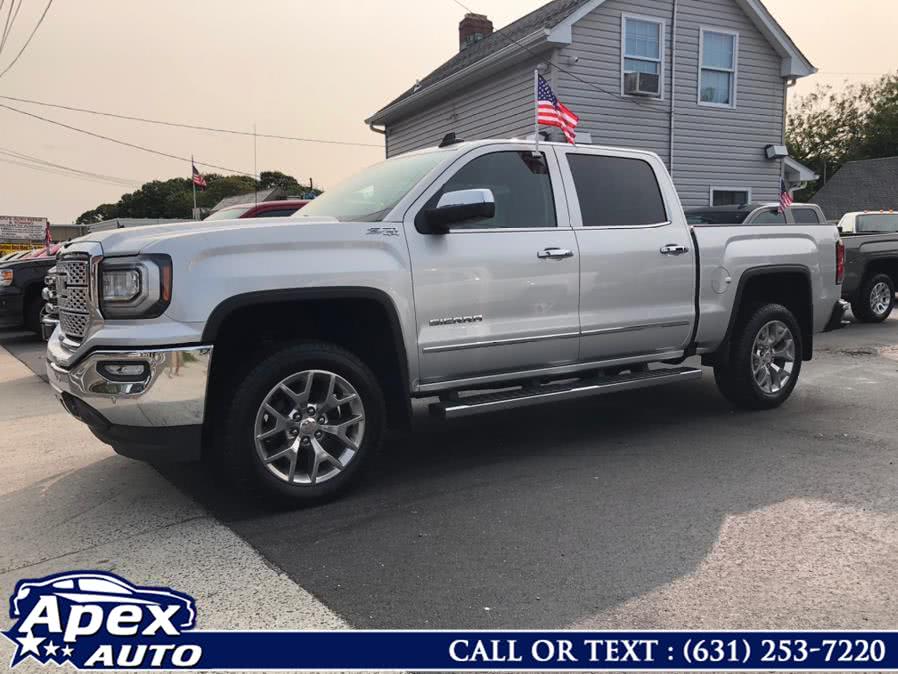 2018 GMC Sierra 1500 4WD Crew Cab 143.5" SLT, available for sale in Selden, New York | Apex Auto. Selden, New York