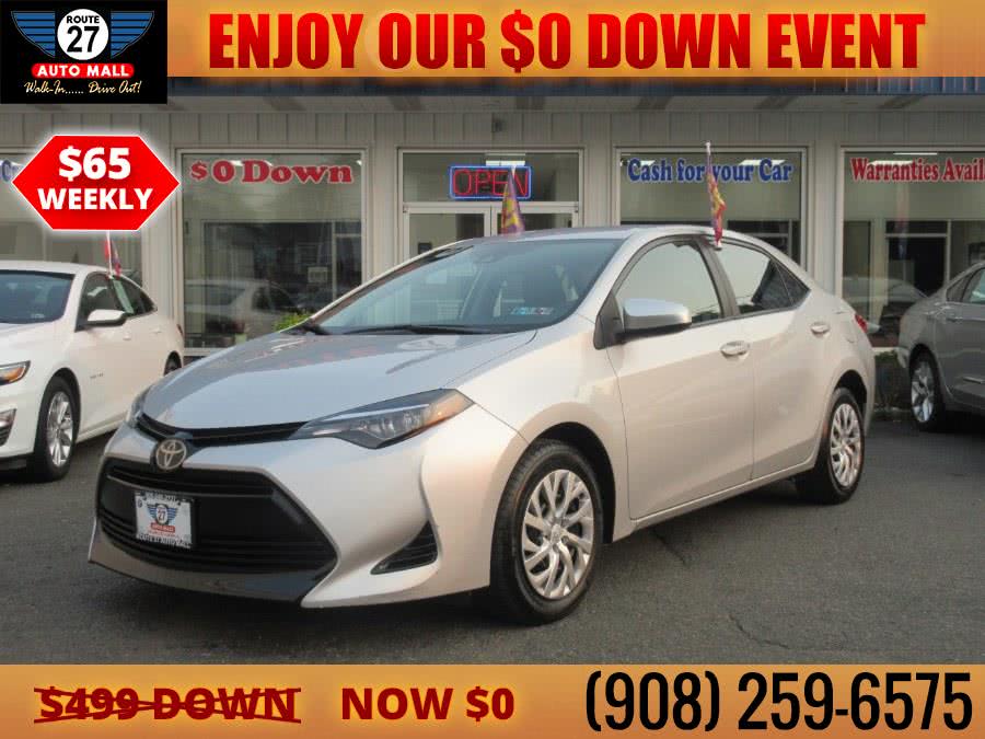 Used Toyota Corolla LE CVT (Natl) 2018 | Route 27 Auto Mall. Linden, New Jersey Used Toyota Corolla LE CVT (Natl) 2018 | Route 27 Auto Mall. Linden, New Jersey
