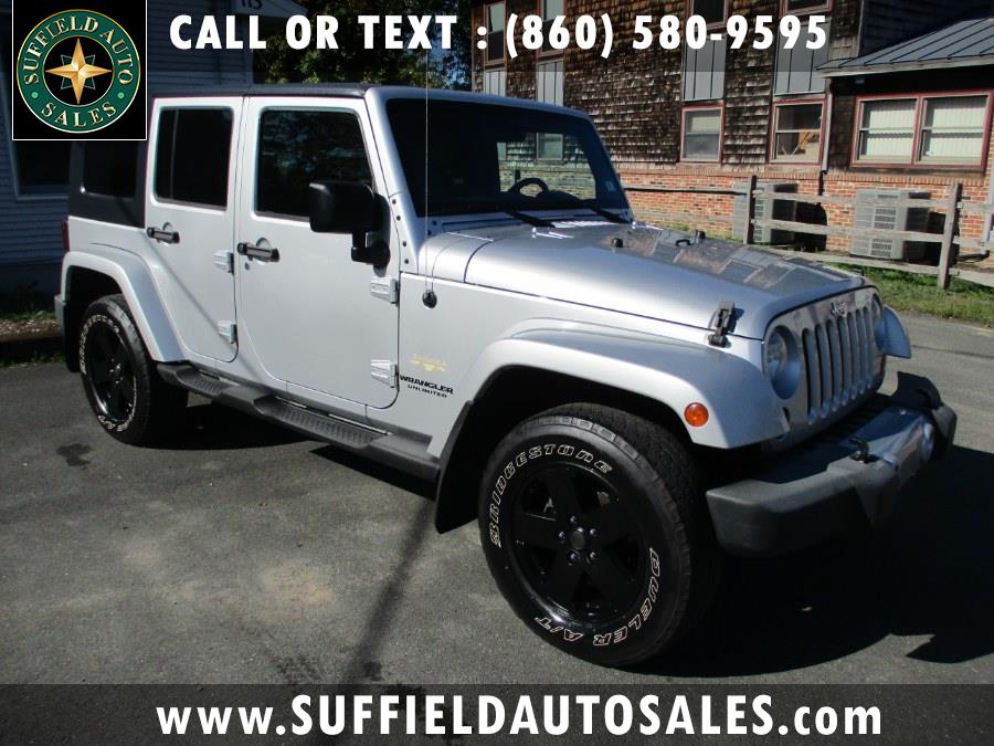 2009 Jeep Wrangler Unlimited 4WD 4dr Sahara, available for sale in Suffield, Connecticut | Suffield Auto LLC. Suffield, Connecticut
