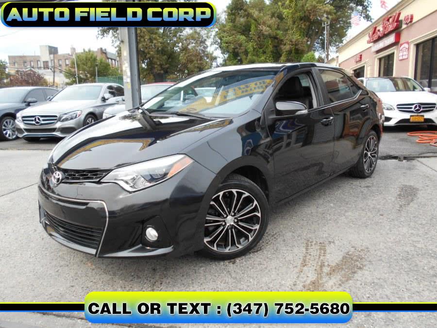 2016 Toyota Corolla 4dr Sdn CVT S (Natl), available for sale in Jamaica, New York | Auto Field Corp. Jamaica, New York