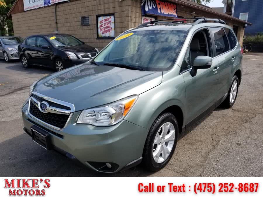 2014 Subaru Forester 4dr Auto 2.5i Touring PZEV, available for sale in Stratford, Connecticut | Mike's Motors LLC. Stratford, Connecticut