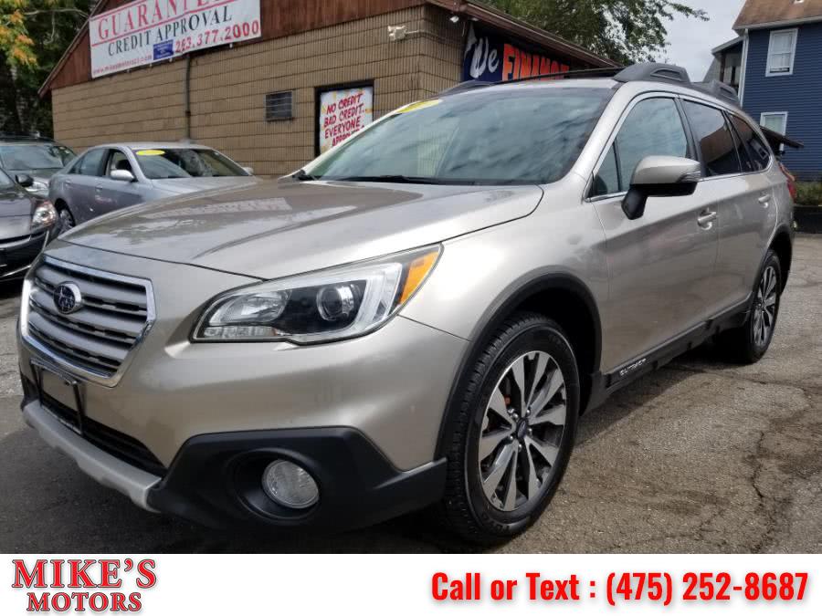 2015 Subaru Outback 4dr Wgn 2.5i Limited PZEV, available for sale in Stratford, Connecticut | Mike's Motors LLC. Stratford, Connecticut