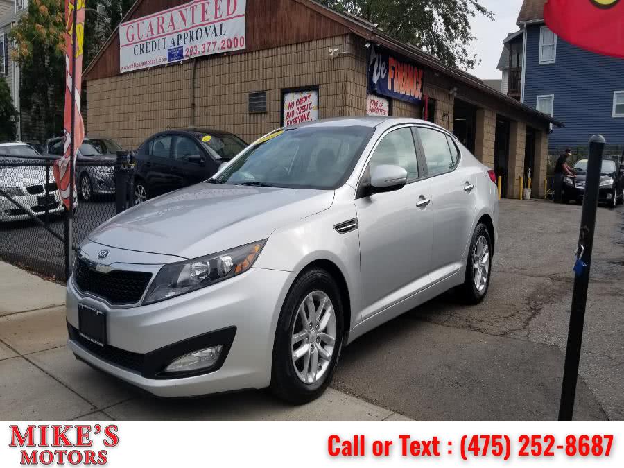 2013 Kia Optima 4dr Sdn LX, available for sale in Stratford, Connecticut | Mike's Motors LLC. Stratford, Connecticut