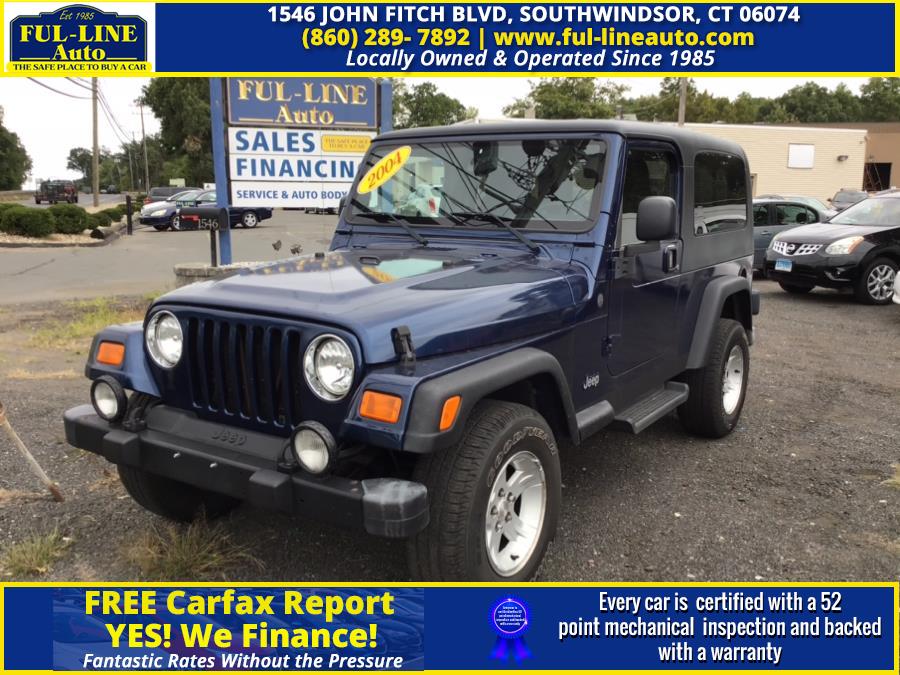 2004 Jeep Wrangler 2dr Unlimited LWB, available for sale in South Windsor , Connecticut | Ful-line Auto LLC. South Windsor , Connecticut