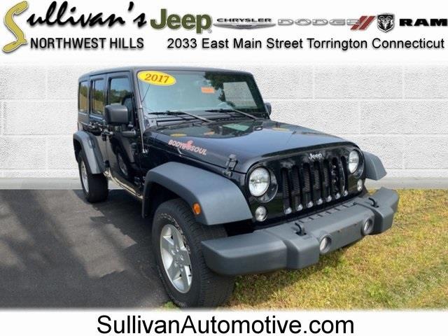 2017 Jeep Wrangler Unlimited Sport, available for sale in Avon, Connecticut | Sullivan Automotive Group. Avon, Connecticut