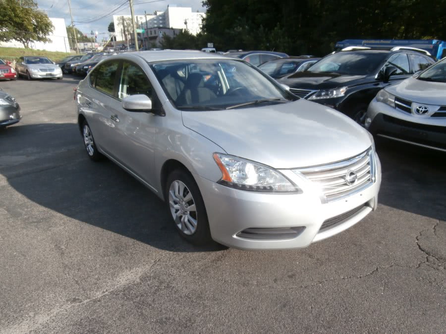 2013 Nissan Sentra 4dr Sdn I4 CVT SL, available for sale in Waterbury, Connecticut | Jim Juliani Motors. Waterbury, Connecticut