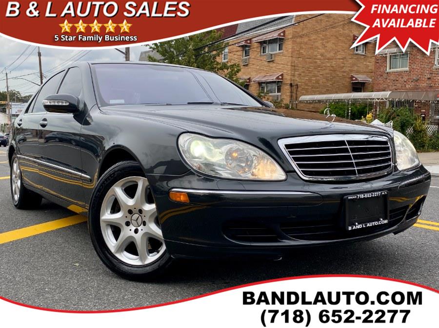 2004 Mercedes-Benz S-Class 4dr Sdn 5.0L 4MATIC, available for sale in Bronx, New York | B & L Auto Sales LLC. Bronx, New York