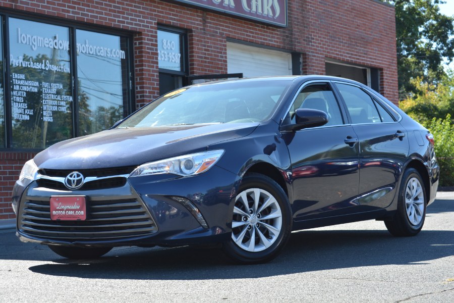2016 Toyota Camry 4dr Sdn I4 Auto LE (Natl), available for sale in ENFIELD, Connecticut | Longmeadow Motor Cars. ENFIELD, Connecticut