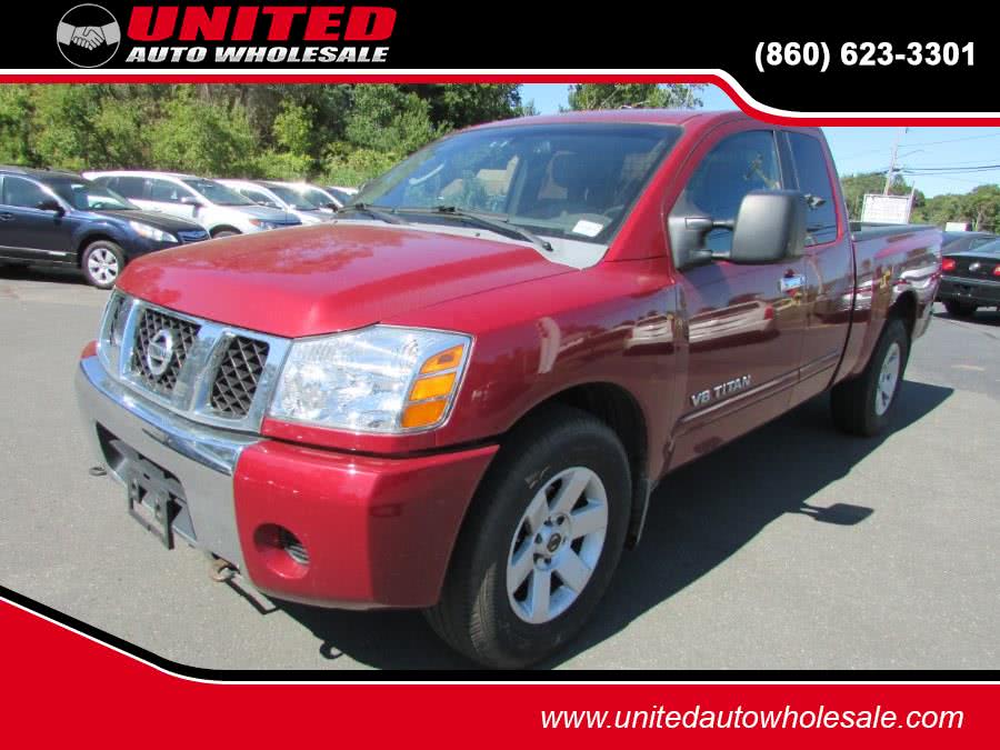 2006 Nissan Titan SE King Cab 4WD, available for sale in East Windsor, Connecticut | United Auto Sales of E Windsor, Inc. East Windsor, Connecticut