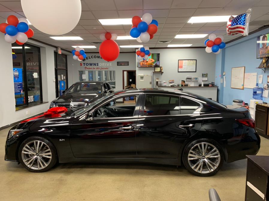 Used INFINITI Q50 SPORT 3.0t LUXE RWD 2018 | 5 Towns Drive. Inwood, New York Used INFINITI Q50 SPORT 3.0t LUXE RWD 2018 | 5 Towns Drive. Inwood, New York