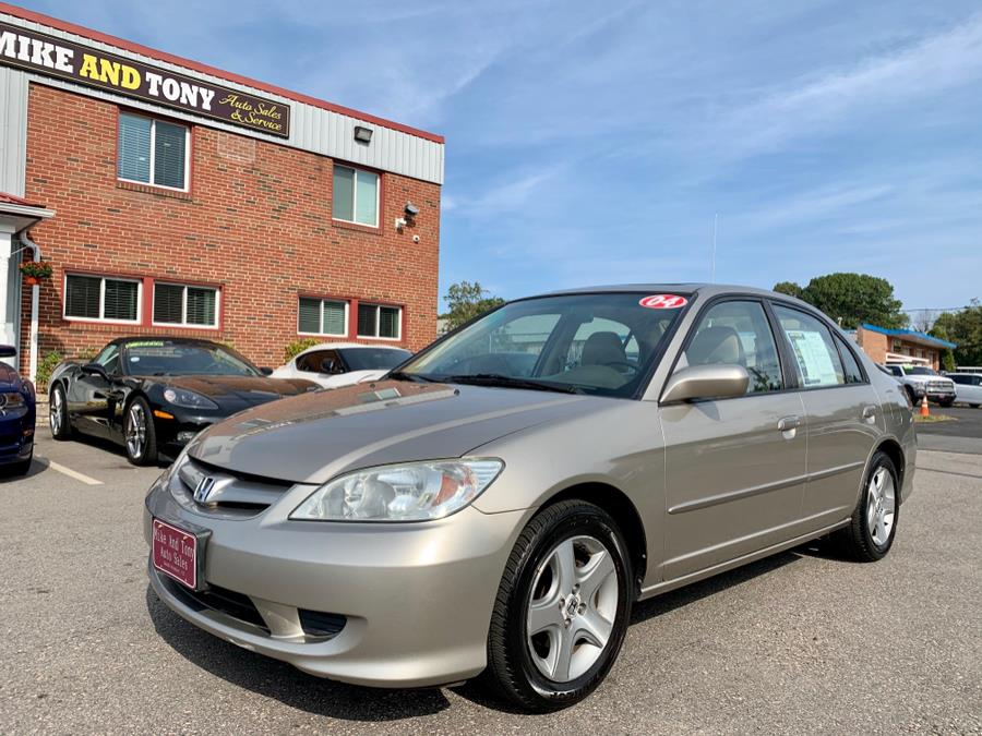 2004 Honda Civic 4dr Sdn EX Manual, available for sale in South Windsor, Connecticut | Mike And Tony Auto Sales, Inc. South Windsor, Connecticut 2004 Honda Civic 4dr Sdn EX Manual, available for sale in South Windsor, Connecticut | Mike And Tony Auto Sales, Inc. South Windsor, Connecticut