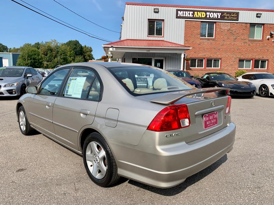 2004 Honda Civic 4dr Sdn EX Manual, available for sale in South Windsor, Connecticut | Mike And Tony Auto Sales, Inc. South Windsor, Connecticut 2004 Honda Civic 4dr Sdn EX Manual, available for sale in South Windsor, Connecticut | Mike And Tony Auto Sales, Inc. South Windsor, Connecticut