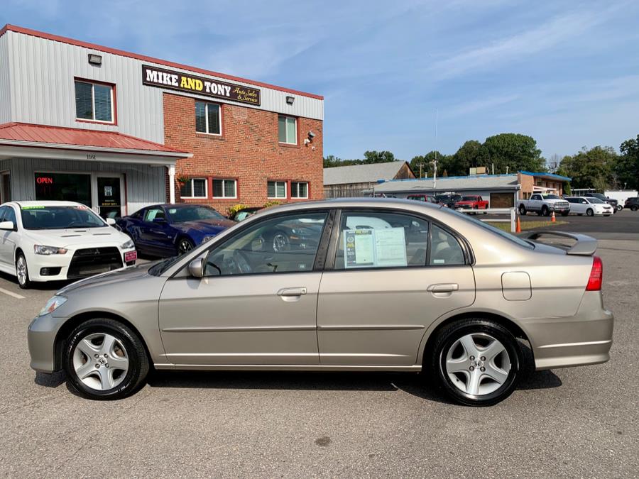 2004 Honda Civic 4dr Sdn EX Manual, available for sale in South Windsor, Connecticut | Mike And Tony Auto Sales, Inc. South Windsor, Connecticut 2004 Honda Civic 4dr Sdn EX Manual, available for sale in South Windsor, Connecticut | Mike And Tony Auto Sales, Inc. South Windsor, Connecticut
