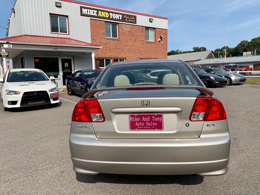 2004 Honda Civic 4dr Sdn EX Manual, available for sale in South Windsor, Connecticut | Mike And Tony Auto Sales, Inc. South Windsor, Connecticut 2004 Honda Civic 4dr Sdn EX Manual, available for sale in South Windsor, Connecticut | Mike And Tony Auto Sales, Inc. South Windsor, Connecticut