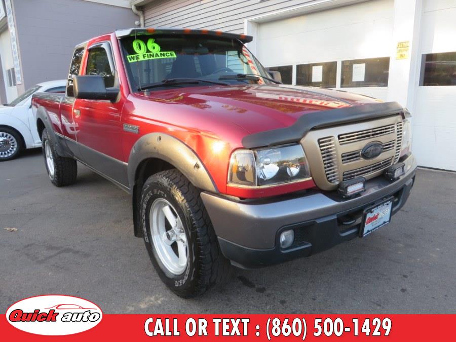 2006 Ford Ranger 4dr Supercab 126" WB FX4 Off-Rd 4WD, available for sale in Bristol, Connecticut | Quick Auto LLC. Bristol, Connecticut