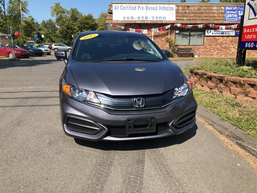 2015 Honda Civic Coupe 2dr CVT EX, available for sale in Bristol, Connecticut | CJ Auto Mall. Bristol, Connecticut 2015 Honda Civic Coupe 2dr CVT EX, available for sale in Bristol, Connecticut | CJ Auto Mall. Bristol, Connecticut