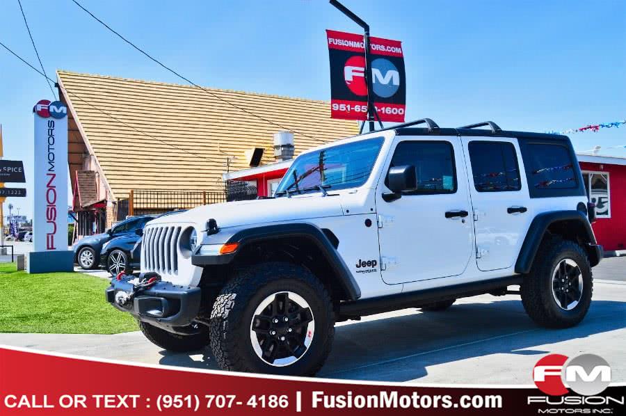 Used Jeep Wrangler Unlimited Rubicon 4x4 2018 | Fusion Motors Inc. Moreno Valley, California