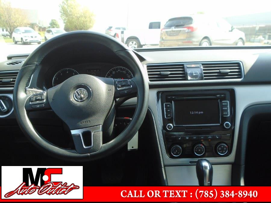 2013 Volkswagen Passat 4dr Sdn 2.5L Auto SE w/Sunroof PZEV, available for sale in Colby, Kansas | M C Auto Outlet Inc. Colby, Kansas 2013 Volkswagen Passat 4dr Sdn 2.5L Auto SE w/Sunroof PZEV, available for sale in Colby, Kansas | M C Auto Outlet Inc. Colby, Kansas