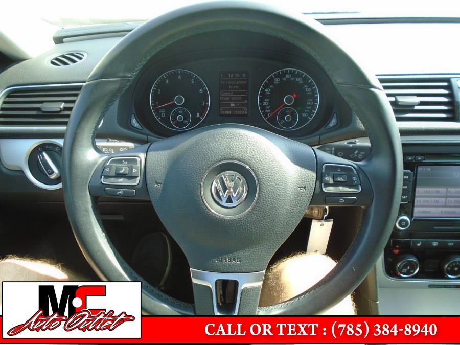 2013 Volkswagen Passat 4dr Sdn 2.5L Auto SE w/Sunroof PZEV, available for sale in Colby, Kansas | M C Auto Outlet Inc. Colby, Kansas 2013 Volkswagen Passat 4dr Sdn 2.5L Auto SE w/Sunroof PZEV, available for sale in Colby, Kansas | M C Auto Outlet Inc. Colby, Kansas