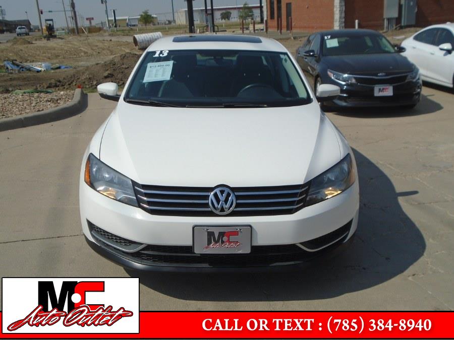 2013 Volkswagen Passat 4dr Sdn 2.5L Auto SE w/Sunroof PZEV, available for sale in Colby, Kansas | M C Auto Outlet Inc. Colby, Kansas 2013 Volkswagen Passat 4dr Sdn 2.5L Auto SE w/Sunroof PZEV, available for sale in Colby, Kansas | M C Auto Outlet Inc. Colby, Kansas