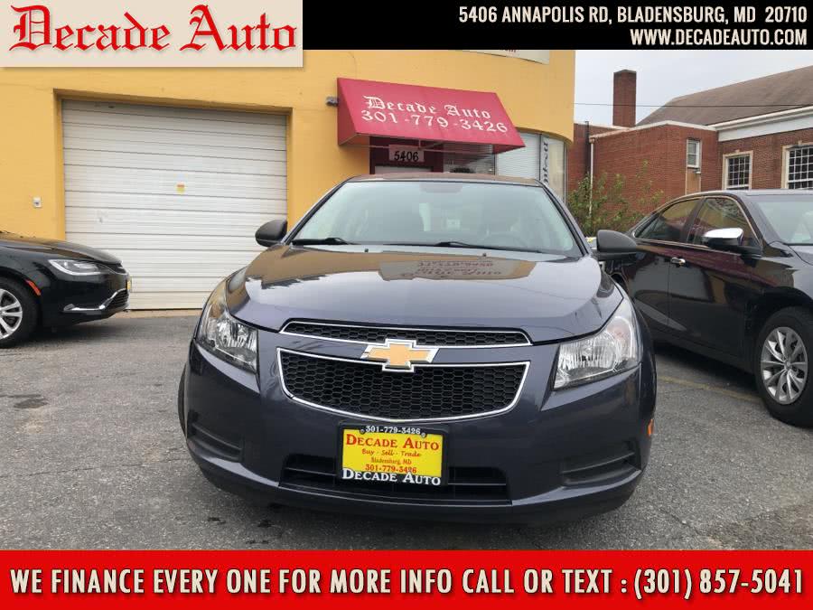 2013 Chevrolet Cruze 4dr Sdn Auto LS, available for sale in Bladensburg, Maryland | Decade Auto. Bladensburg, Maryland