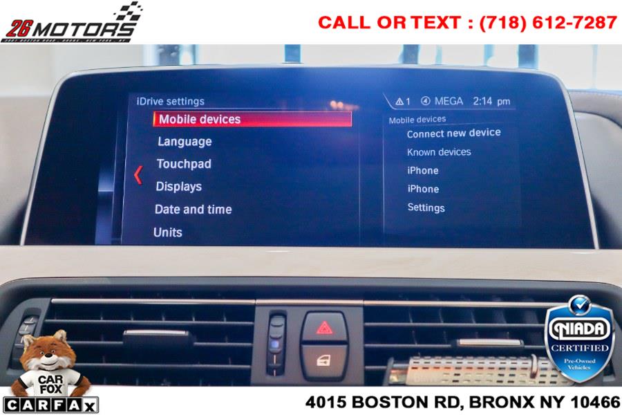 Used BMW 6 Series ///M Sport Package 650i xDrive Gran Coupe 2018 | 26 Motors Corp. Bronx, New York Used BMW 6 Series ///M Sport Package 650i xDrive Gran Coupe 2018 | 26 Motors Corp. Bronx, New York