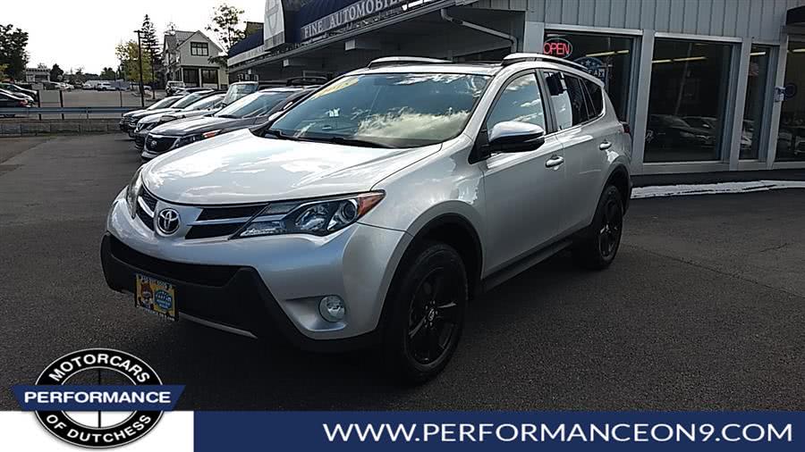 2015 Toyota RAV4 AWD 4dr XLE (Natl) Sun Roof, available for sale in Wappingers Falls, New York | Performance Motor Cars. Wappingers Falls, New York
