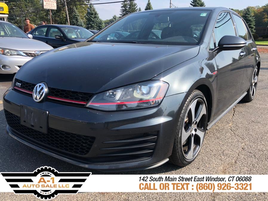 2015 Volkswagen Golf GTI 4dr HB DSG S, available for sale in East Windsor, Connecticut | A1 Auto Sale LLC. East Windsor, Connecticut