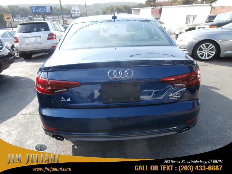 2017 Audi A4 2.0 TFSI Auto Premium Plus quattro AWD, available for sale in Waterbury, Connecticut | Jim Juliani Motors. Waterbury, Connecticut 2017 Audi A4 2.0 TFSI Auto Premium Plus quattro AWD, available for sale in Waterbury, Connecticut | Jim Juliani Motors. Waterbury, Connecticut