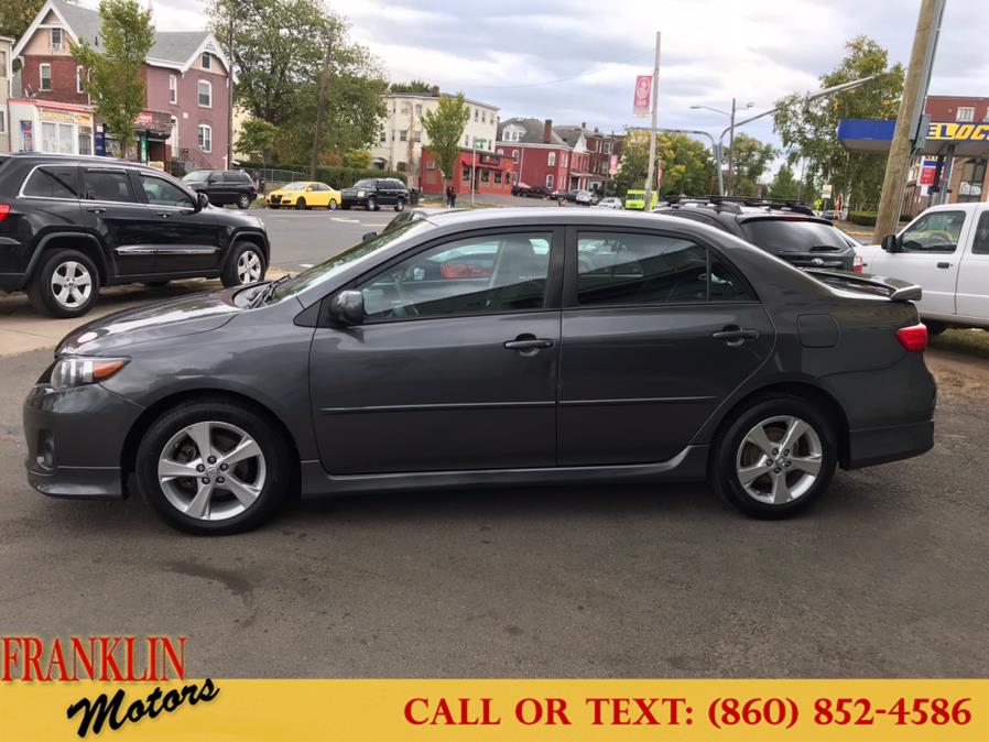 2013 Toyota Corolla 4dr Sdn Auto S, available for sale in Hartford, Connecticut | Franklin Motors Auto Sales LLC. Hartford, Connecticut 2013 Toyota Corolla 4dr Sdn Auto S, available for sale in Hartford, Connecticut | Franklin Motors Auto Sales LLC. Hartford, Connecticut