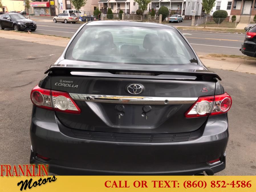2013 Toyota Corolla 4dr Sdn Auto S, available for sale in Hartford, Connecticut | Franklin Motors Auto Sales LLC. Hartford, Connecticut 2013 Toyota Corolla 4dr Sdn Auto S, available for sale in Hartford, Connecticut | Franklin Motors Auto Sales LLC. Hartford, Connecticut