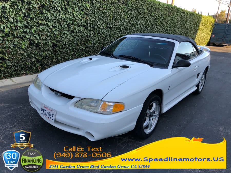 1998 Ford Mustang 2dr Convertible SVT Cobra, available for sale in Garden Grove, California | Speedline Motors. Garden Grove, California