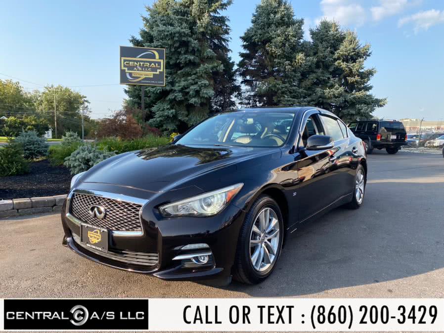2014 Infiniti Q50 4dr Sdn Premium AWD, available for sale in East Windsor, Connecticut | Central A/S LLC. East Windsor, Connecticut