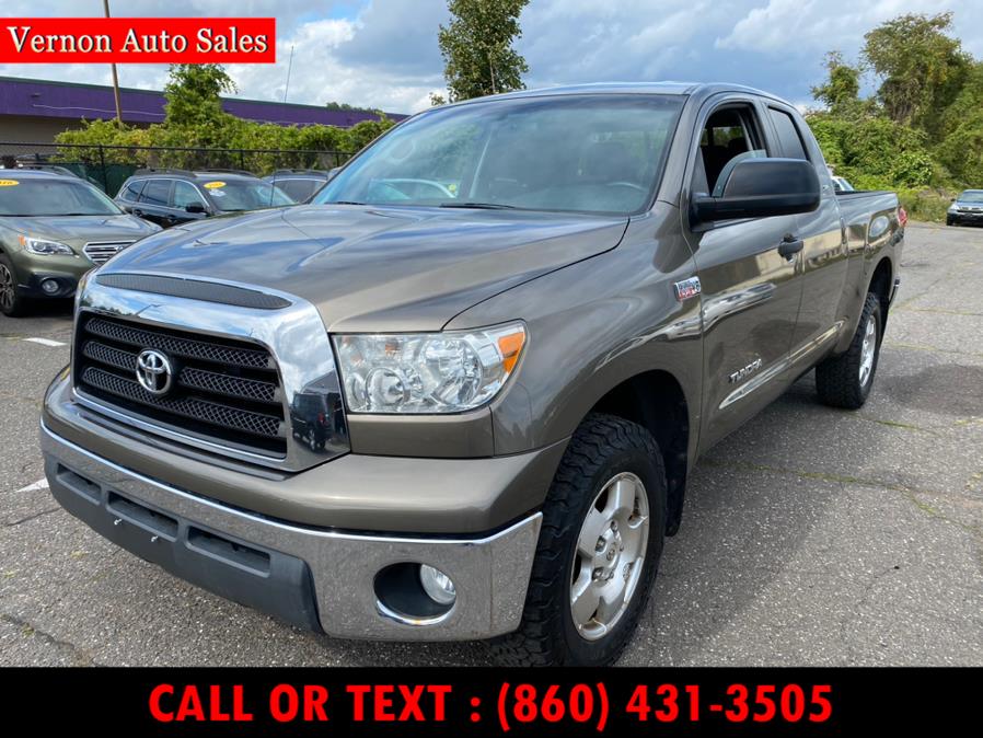 2008 Toyota Tundra 4WD Truck Dbl 5.7L V8 6-Spd AT SR5 (Natl, available for sale in Manchester, Connecticut | Vernon Auto Sale & Service. Manchester, Connecticut