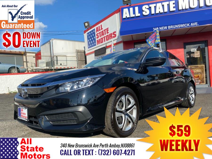 2018 Honda Civic Sedan LX CVT, available for sale in Perth Amboy, New Jersey | All State Motor Inc. Perth Amboy, New Jersey 2018 Honda Civic Sedan LX CVT, available for sale in Perth Amboy, New Jersey | All State Motor Inc. Perth Amboy, New Jersey