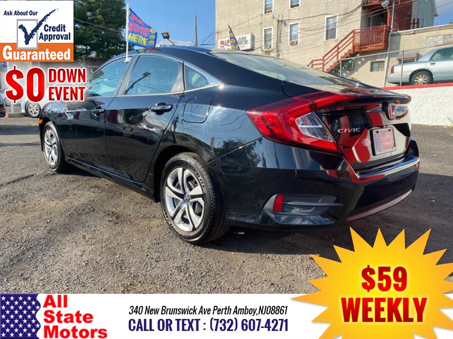 2018 Honda Civic Sedan LX CVT, available for sale in Perth Amboy, New Jersey | All State Motor Inc. Perth Amboy, New Jersey 2018 Honda Civic Sedan LX CVT, available for sale in Perth Amboy, New Jersey | All State Motor Inc. Perth Amboy, New Jersey