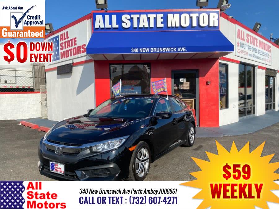 2018 Honda Civic Sedan LX CVT, available for sale in Perth Amboy, New Jersey | All State Motor Inc. Perth Amboy, New Jersey 2018 Honda Civic Sedan LX CVT, available for sale in Perth Amboy, New Jersey | All State Motor Inc. Perth Amboy, New Jersey