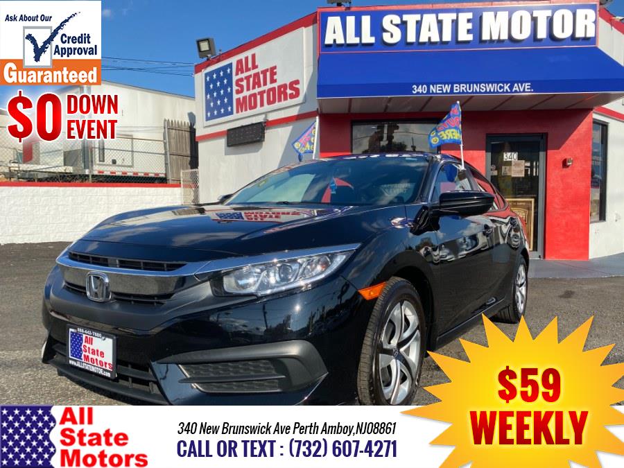 2018 Honda Civic Sedan LX CVT, available for sale in Perth Amboy, New Jersey | All State Motor Inc. Perth Amboy, New Jersey 2018 Honda Civic Sedan LX CVT, available for sale in Perth Amboy, New Jersey | All State Motor Inc. Perth Amboy, New Jersey