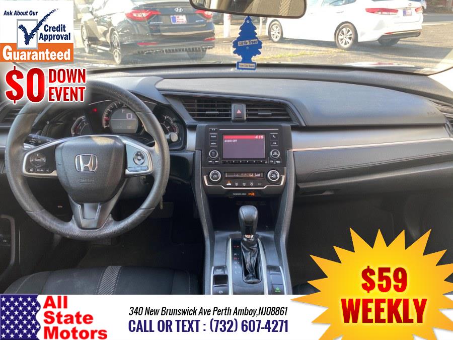 2018 Honda Civic Sedan LX CVT, available for sale in Perth Amboy, New Jersey | All State Motor Inc. Perth Amboy, New Jersey 2018 Honda Civic Sedan LX CVT, available for sale in Perth Amboy, New Jersey | All State Motor Inc. Perth Amboy, New Jersey