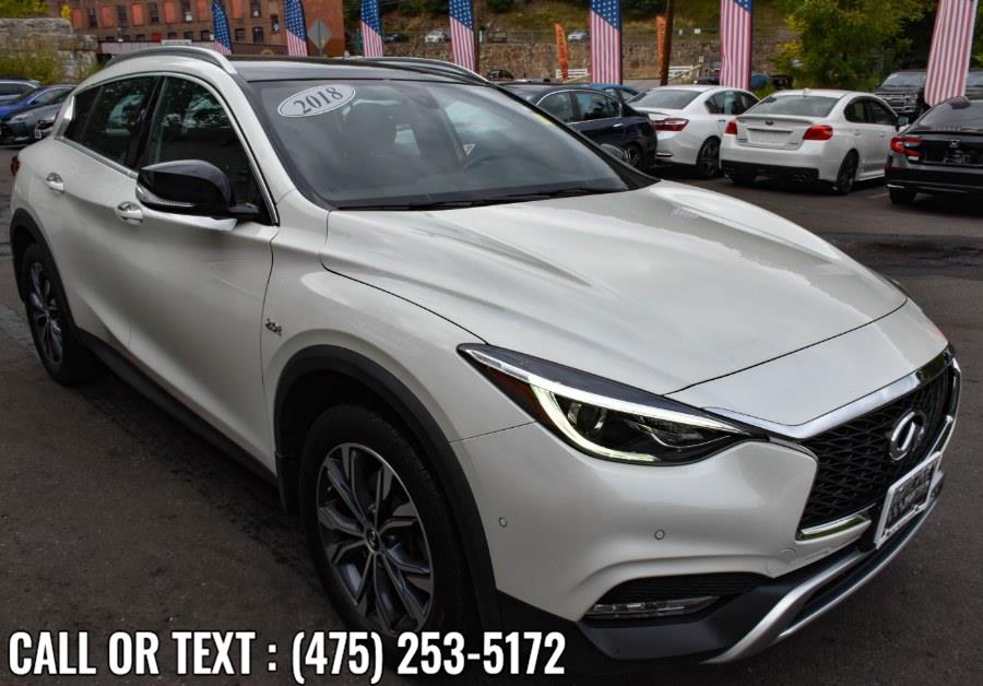 2018 INFINITI QX30 Luxury AWD, available for sale in Waterbury, Connecticut | Highline Car Connection. Waterbury, Connecticut 2018 INFINITI QX30 Luxury AWD, available for sale in Waterbury, Connecticut | Highline Car Connection. Waterbury, Connecticut