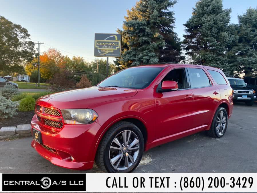 2013 Dodge Durango AWD 4dr R/T, available for sale in East Windsor, Connecticut | Central A/S LLC. East Windsor, Connecticut